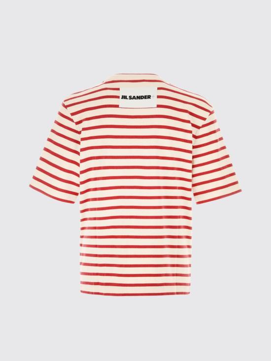26SS 질샌더 반팔 티셔츠 J47GC0109J46497 649 Red - JIL SANDER