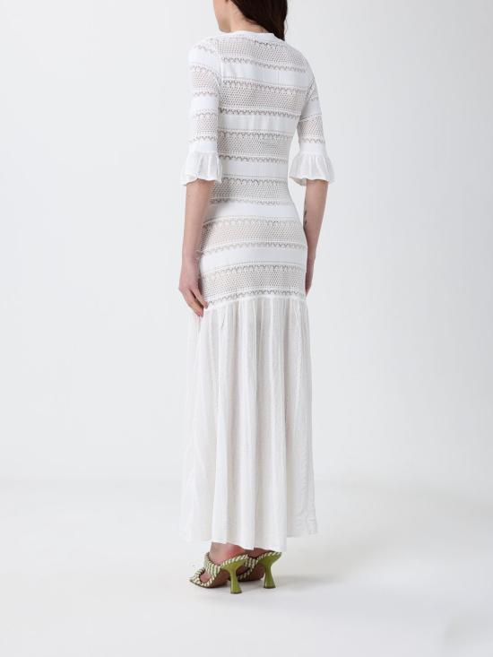 26SS 리우조 롱 원피스 CA6242MS55N P9636 White - LIU JO