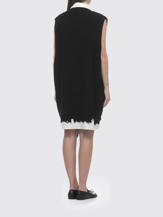 26SS MM6 메종마르지엘라 미디 원피스 S52DA0076M13220 900 Black - MM6 MAISON MARGIELA