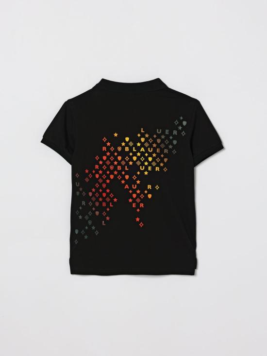 26SS [키즈] 블라우어 폴로 셔츠 BLKT02514007559 999 Black - BLAUER