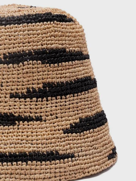 26SS 이벨리브 모자 ANDAOZEBRA ZEBRA PRINT Black - IBELIV