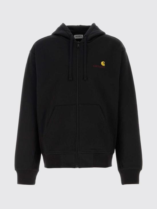26SS 칼하트 WIP 후드 아메리칸 스크립트 자켓 I033063 89XX Black - CARHARTT WIP
