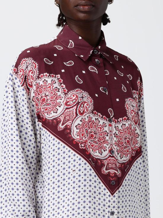 26SS 핑코 블라우스 106202A31K YR1 Red - PINKO