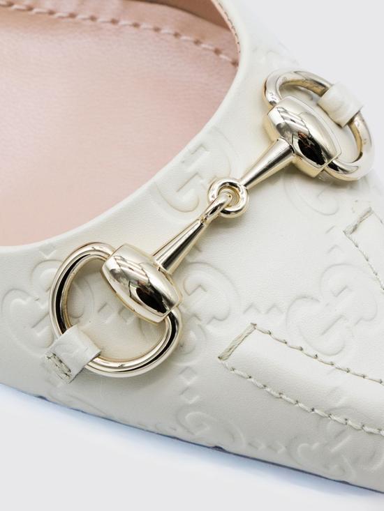 26SS 구찌 홀스빗 펌프스 853320AAD4U 9540 White - GUCCI