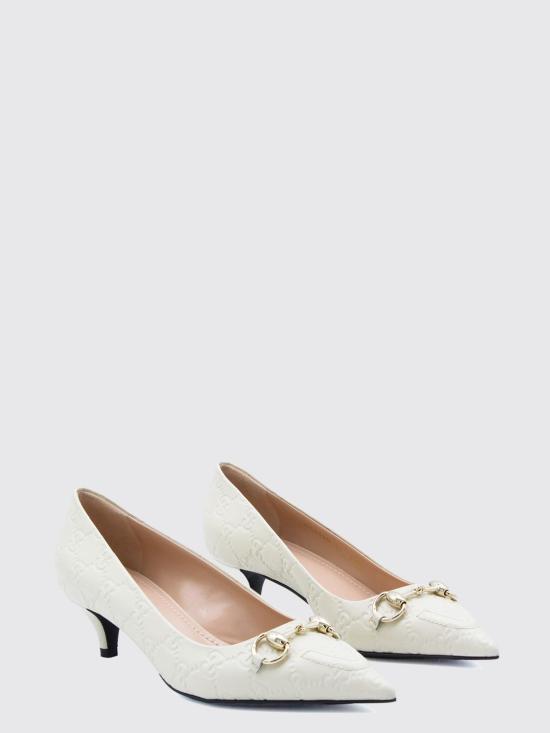 26SS 구찌 홀스빗 펌프스 853320AAD4U 9540 White - GUCCI