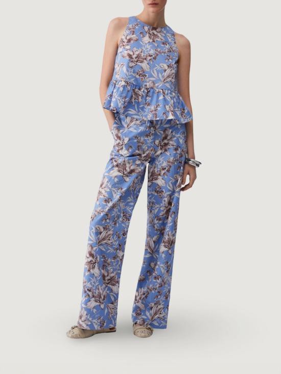 26SS 리우조 팔라초 팬츠 WA6441T4853 P9502 Multicolor - LIU JO