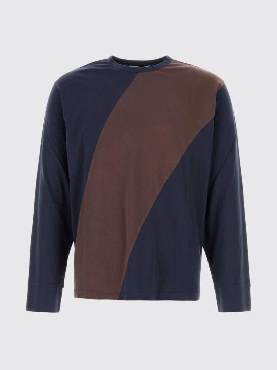 26SS 기마구아스 긴팔 티셔츠 MISHATSHIRT NAVYBROWN Navy - GIMAGUAS