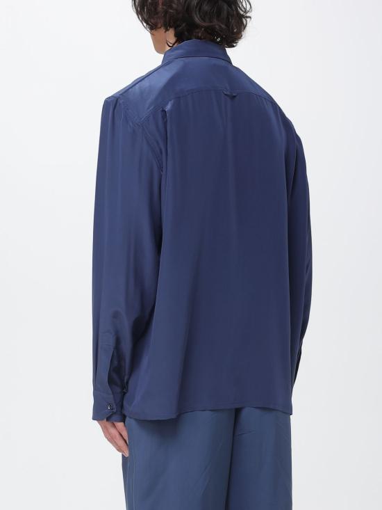 26SS 생로랑 긴팔 셔츠 854249Y2N49 4812 Blue - SAINT LAURENT