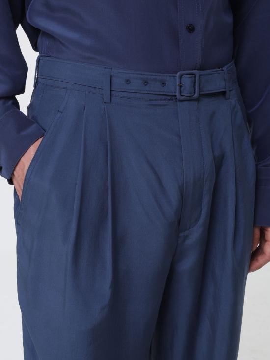 26SS 생로랑 스트레이트 팬츠 862381Y6J78 4812 Blue - SAINT LAURENT