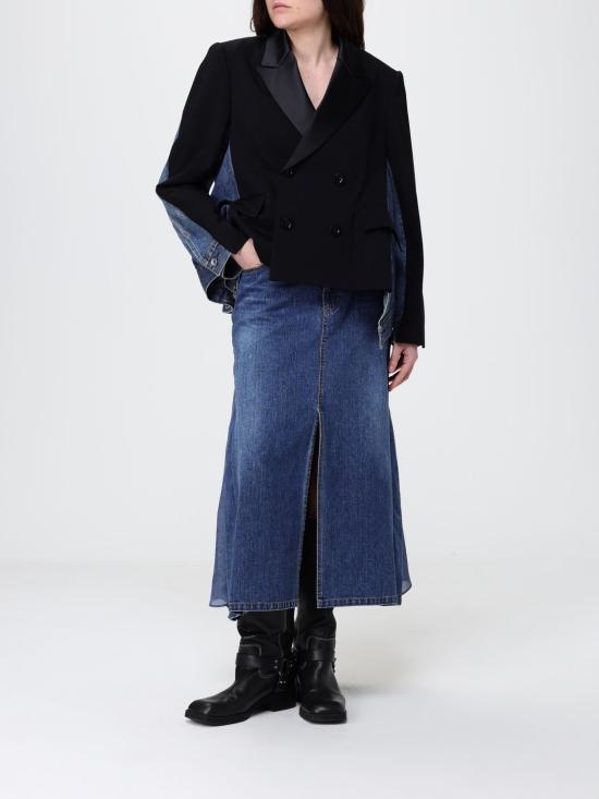 26SS 사카이 데님 스커트 2608470 401 Blue - SACAI