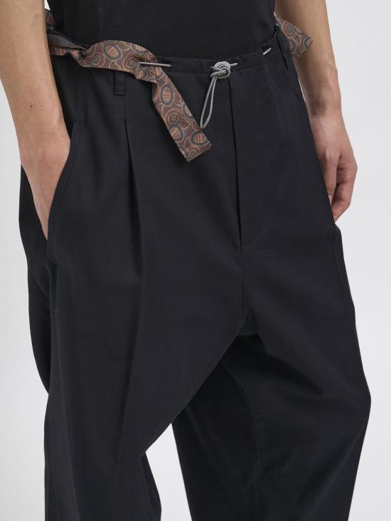 26SS 마리아노 팬츠 MGSS26PA05012 6086 Black - MAGLIANO