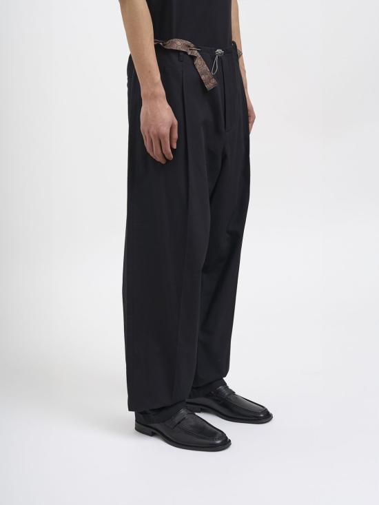 26SS 마리아노 팬츠 MGSS26PA05012 6086 Black - MAGLIANO