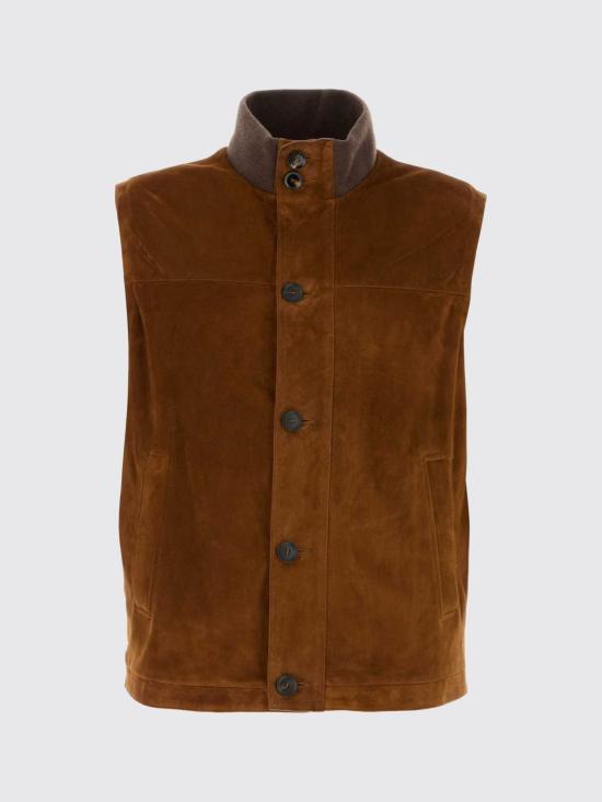 26SS 브리오니 베스트 PUF90LPD727 2600 Brown - BRIONI