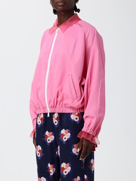 26SS 펜디 테크니컬 비스코스 보머 블루종 FJ7711AW9B F1W0E Pink - FENDI