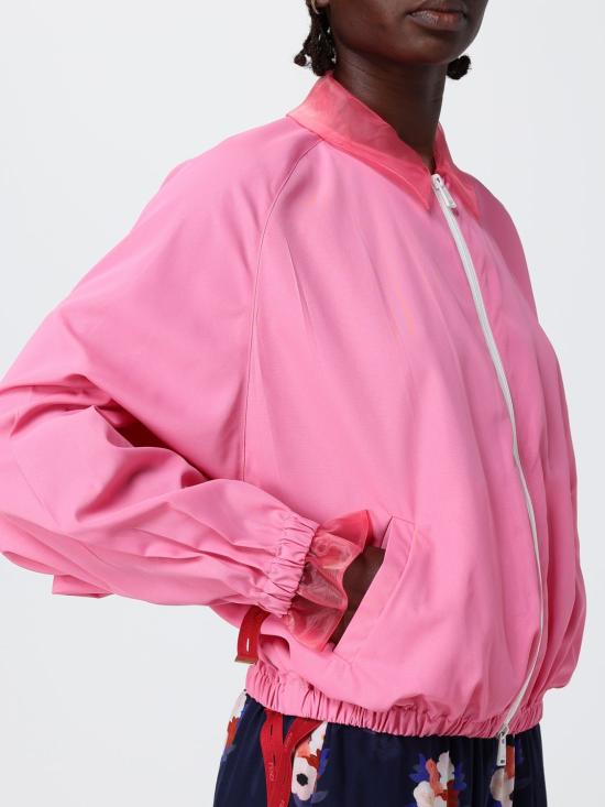 26SS 펜디 테크니컬 비스코스 보머 블루종 FJ7711AW9B F1W0E Pink - FENDI