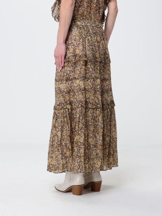 26SS 이자벨마랑에뚜왈 롱 스커트 26PJU0488FAD1J14E 67KI Kaki - ISABEL MARANT ETOILE