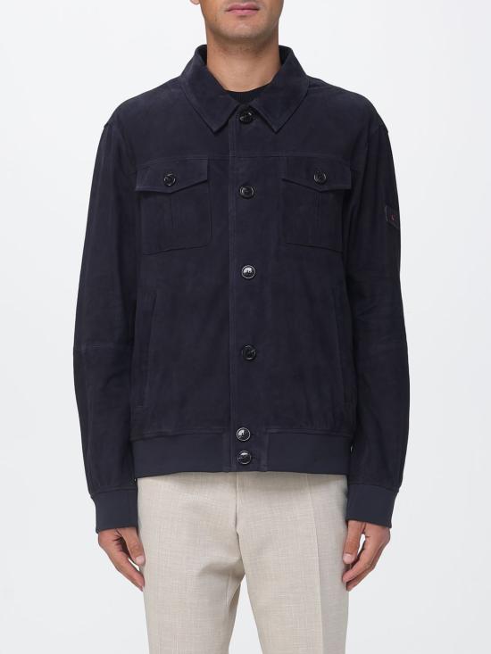 26SS 페트레이 데스트니 스웨이드 02 혼 이펙트 버튼 스웨이드 자켓 PEU574499012407 215 Blue