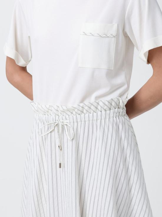 26SS 리우조 롱 원피스 WA6308T437A Y9990 White - LIU JO