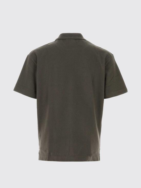 26SS 메종키츠네 폴로 티셔츠 QM00201KP0001 0453 Brown - MAISON KITSUNE