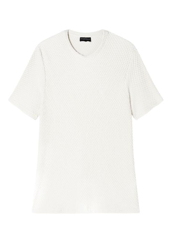 26SS 엠포리오 아르마니 반팔 티셔츠 EM005555AF25179 U1156 Bianco