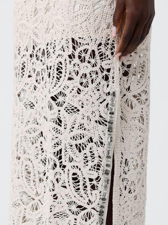 26SS 리우조 롱 스커트 WA6361J7871 W9831 White - LIU JO