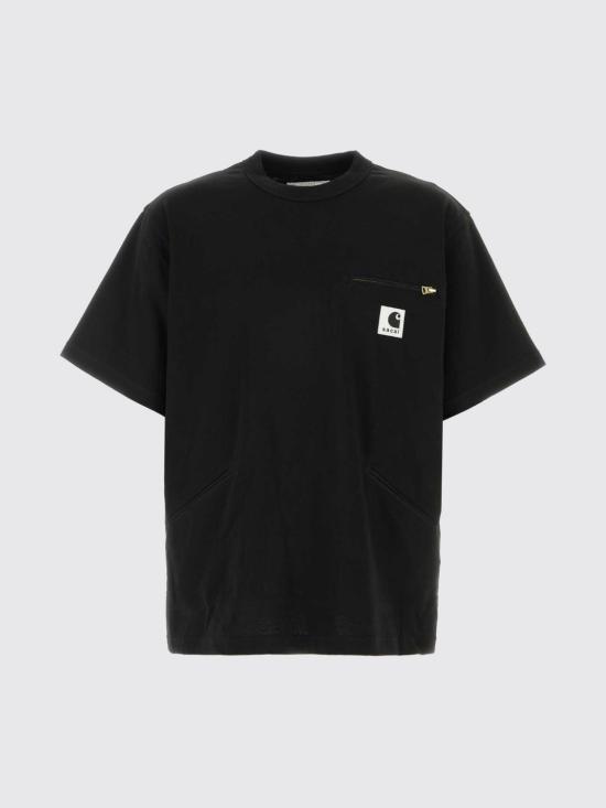 26SS 사카이 X 칼하트 WIP 반팔 티셔츠 2601092S 001 Black - SACAI X CARHARTT WIP