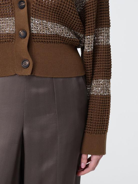 26SS 브루넬로 쿠치넬리 스웨터 M58772816 CUG29 Brown - BRUNELLO CUCINELLI