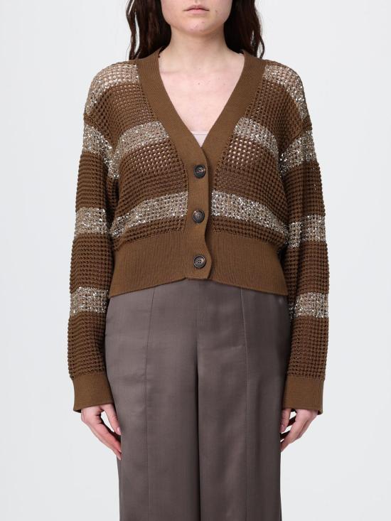26SS 브루넬로 쿠치넬리 스웨터 M58772816 CUG29 Brown