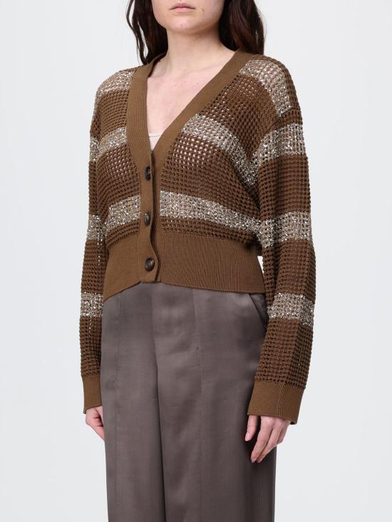 26SS 브루넬로 쿠치넬리 스웨터 M58772816 CUG29 Brown - BRUNELLO CUCINELLI