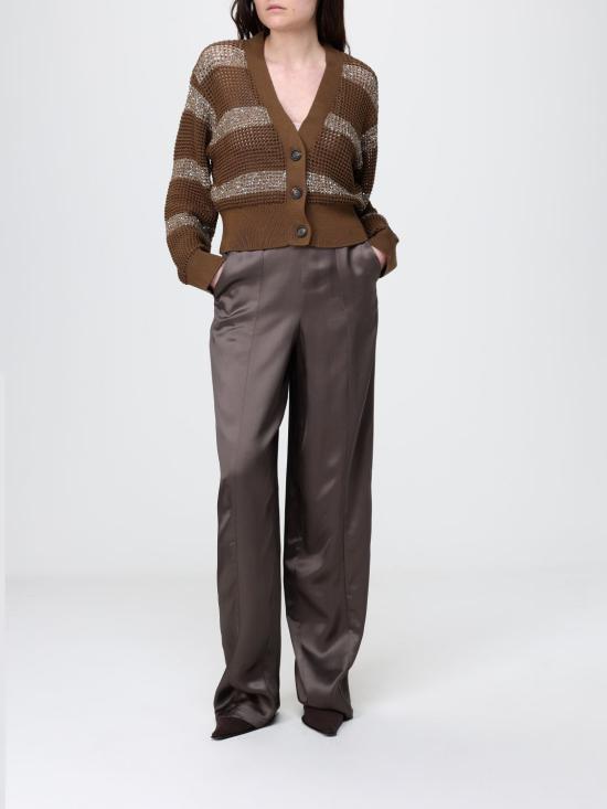 26SS 브루넬로 쿠치넬리 스웨터 M58772816 CUG29 Brown - BRUNELLO CUCINELLI