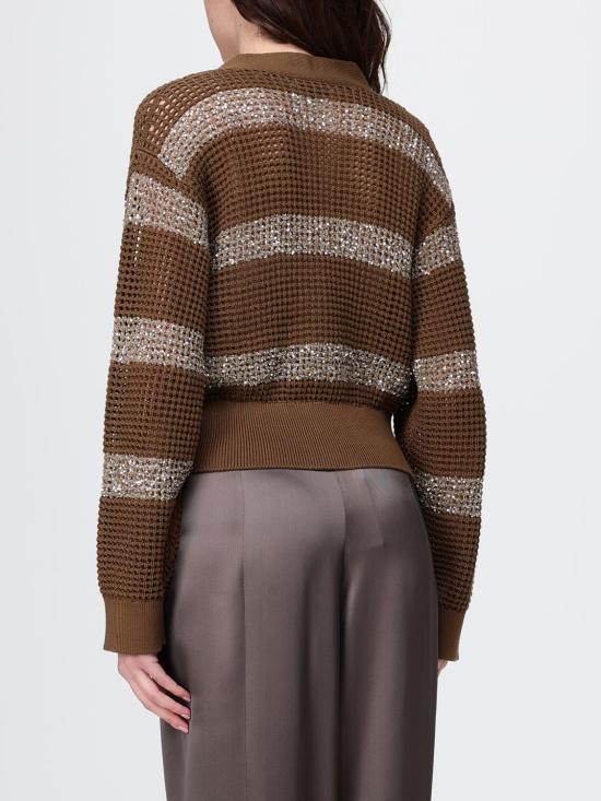 26SS 브루넬로 쿠치넬리 스웨터 M58772816 CUG29 Brown - BRUNELLO CUCINELLI