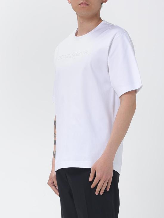 26SS 돌체앤가바나 반팔 티셔츠 G8PN9ZHU7H8 W0800 White - DOLCE & GABBANA