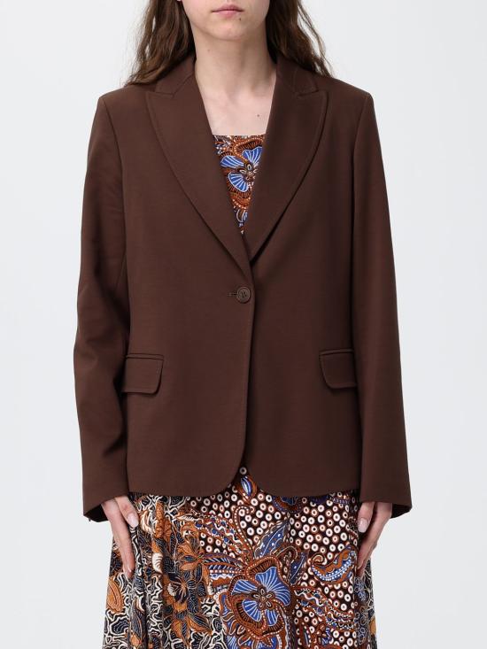 26SS 위켄드막스마라 자켓 2615911012600 002 Brown