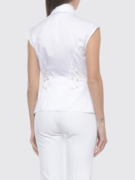 26SS 엘리자베타프랜치 셔츠 CA14361E2 100 White - ELISABETTA FRANCHI