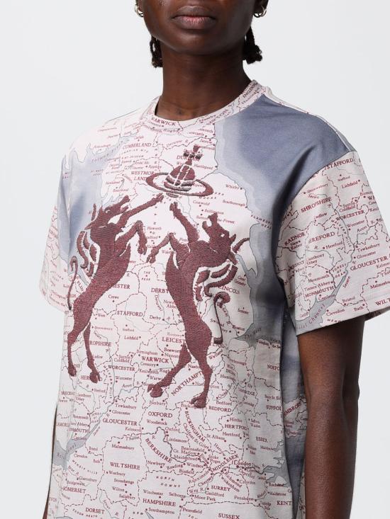 26SS 비비안웨스트우드 반팔 티셔츠 3G01004RJ001M J402 Orchid - VIVIENNE WESTWOOD