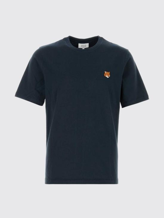 26SS 메종키츠네 폭스 헤드 레귤러 티셔츠 PM00107KJ7026 0413 Blue - MAISON KITSUNE