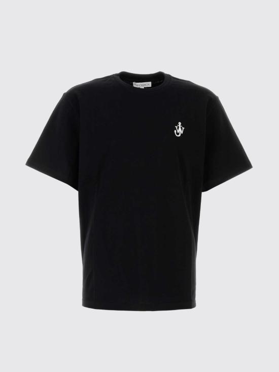 26SS JW앤더슨 앵커 자수 티셔츠 JT0257PG1510 999 Black - JW ANDERSON
