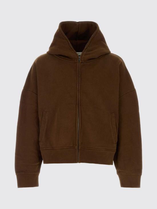 26SS 엔타이어 스튜디오 후드 티셔츠 ESSS26HO03012 6235 Brown - ENTIRE STUDIOS