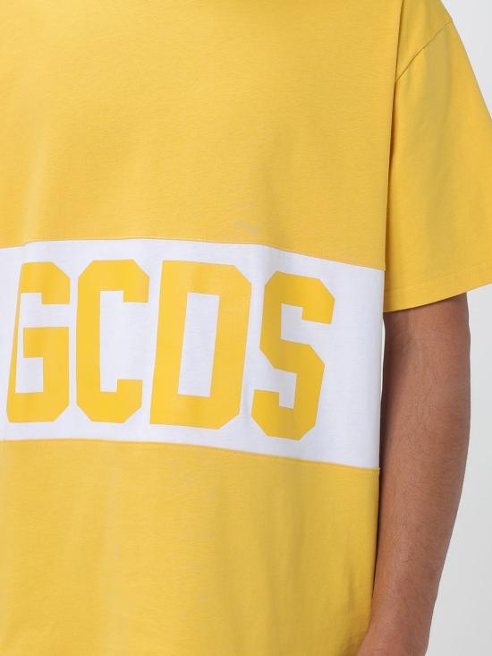 26SS 지씨디에스 반팔 티셔츠 Z0MLQC140J101 240A Yellow - GCDS