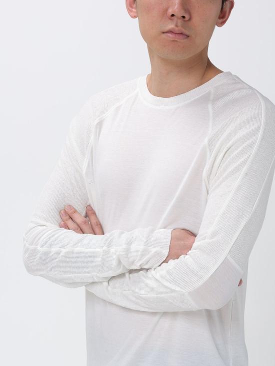 26SS 톰크롬 긴팔 티셔츠 MTS94101 41 Beige - THOM KROM