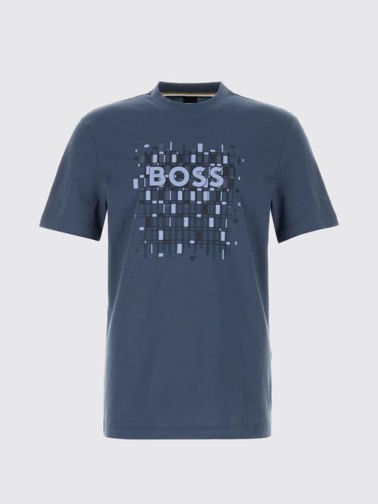 26SS 보스 반팔 티셔츠 50555799 404 Blue - BOSS