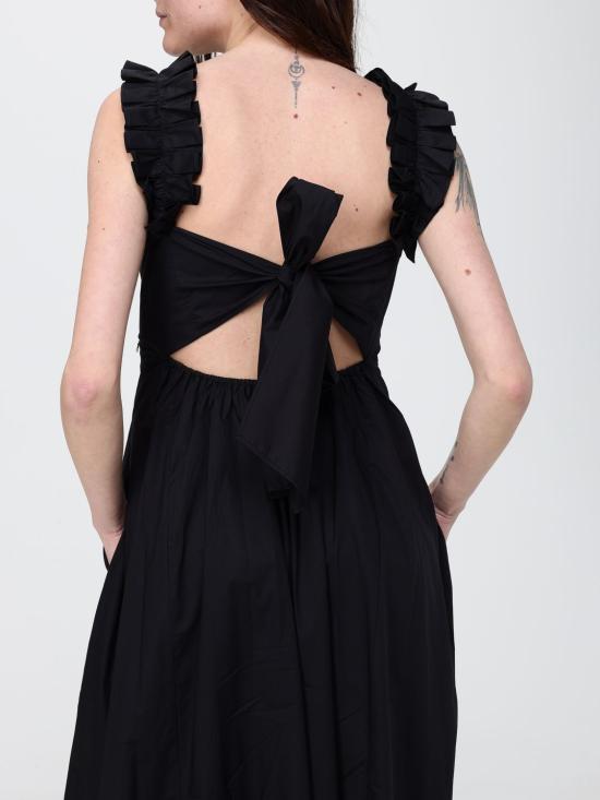 26SS 리우조 롱 원피스 CA6278TS246 22222 Black - LIU JO