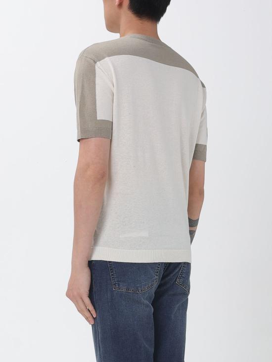 26SS 알마니 스웨터 XM002153AF22062 M1297 Yellow Cream - ARMANI