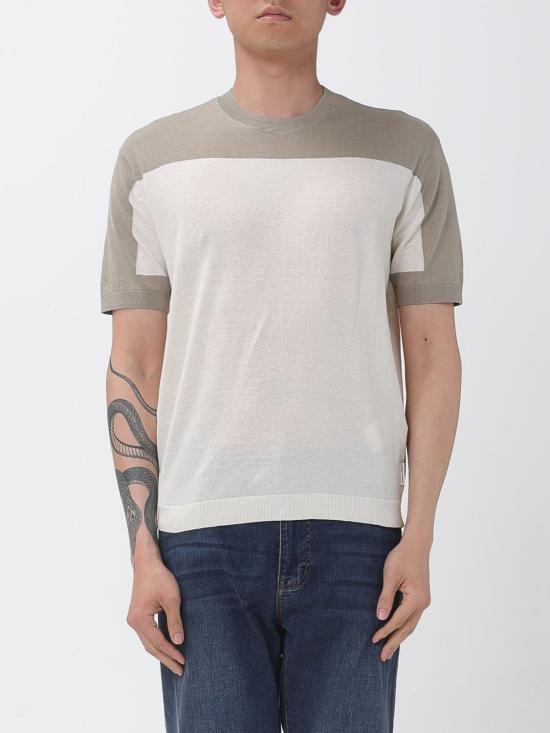 26SS 알마니 스웨터 XM002153AF22062 M1297 Yellow Cream