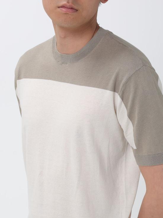 26SS 알마니 스웨터 XM002153AF22062 M1297 Yellow Cream - ARMANI