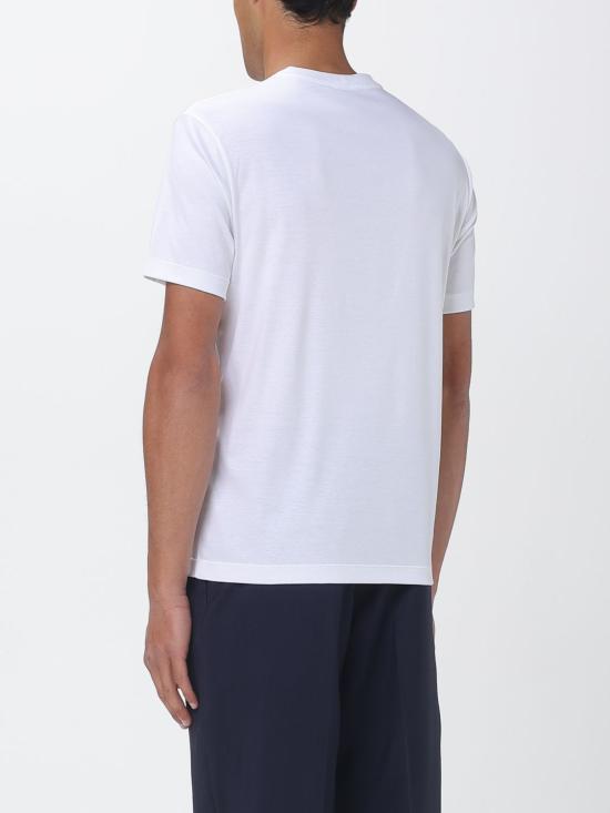 26SS 조르지오 아르마니 반팔 티셔츠 6LSM90SJTKZ U0002 White - GIORGIO ARMANI