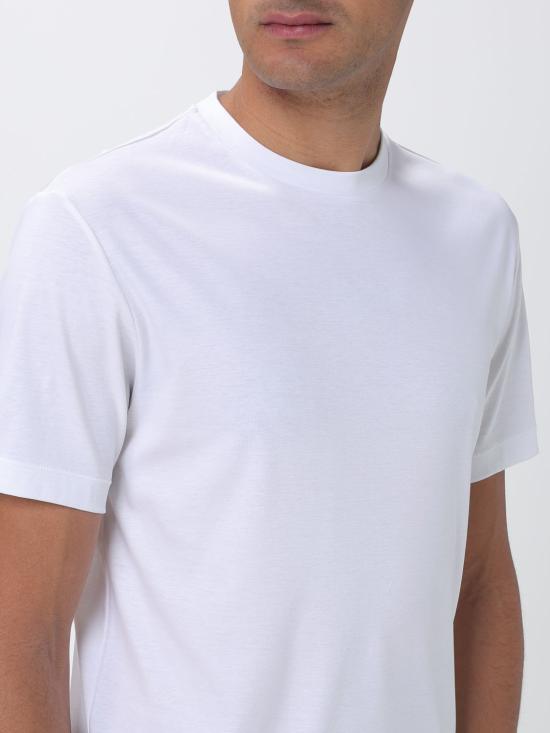 26SS 조르지오 아르마니 반팔 티셔츠 6LSM90SJTKZ U0002 White - GIORGIO ARMANI