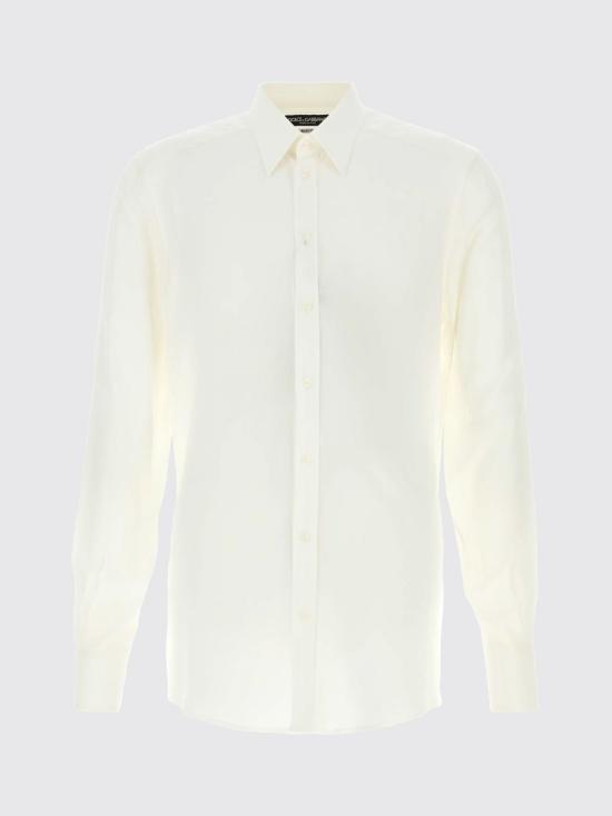 26SS 돌체앤가바나 긴팔 셔츠 G5ML1TFU1UQ W0111 White - DOLCE & GABBANA