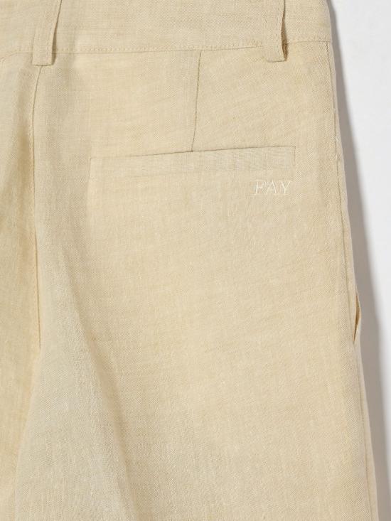26SS [키즈] 페이 스트레이트 팬츠 FY6500I0318 109 Beige - FAY