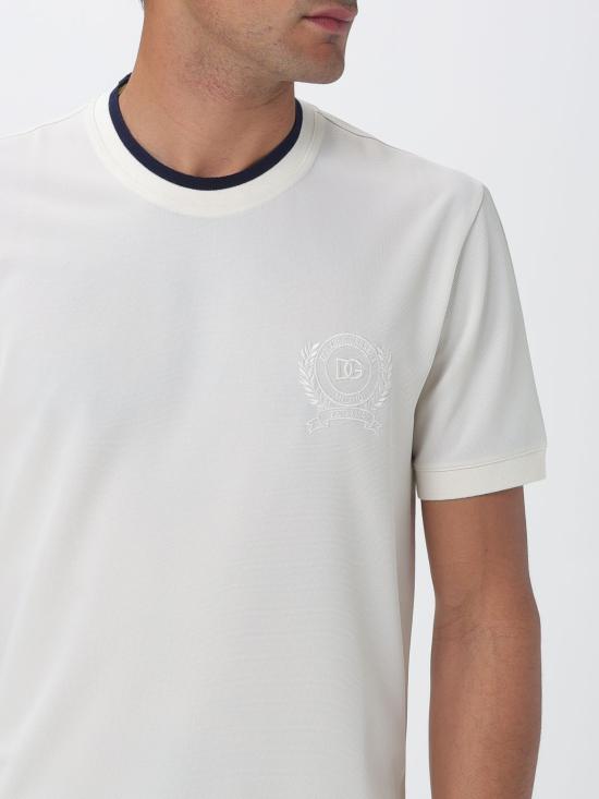 26SS 돌체앤가바나 반팔 티셔츠 G8SW4ZHU7WZ W3789 White - DOLCE & GABBANA